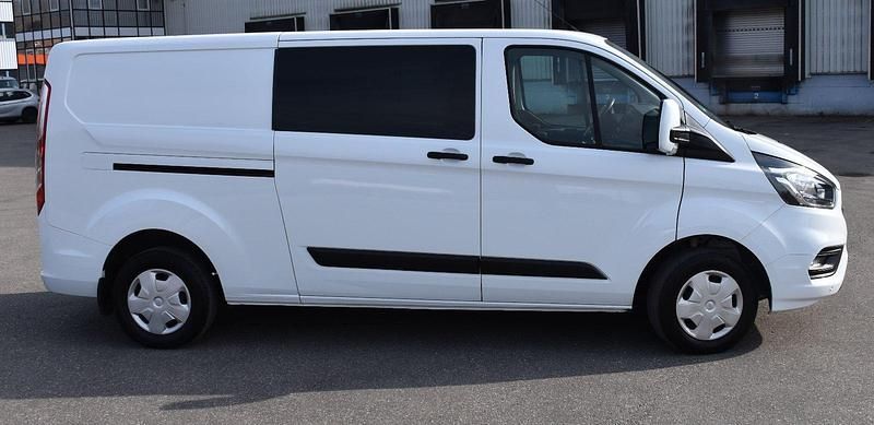 Gebraucht Ford Transit Custom 130 PS (95 kW) 2019 Weiß Van / Kleinbus