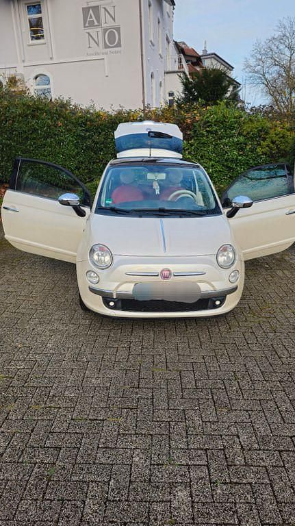 Weiß Gebraucht 2008 Fiat 500 Lounge Kleinwagen | 6.500 € (Fairer Preis) - Bild 1/4