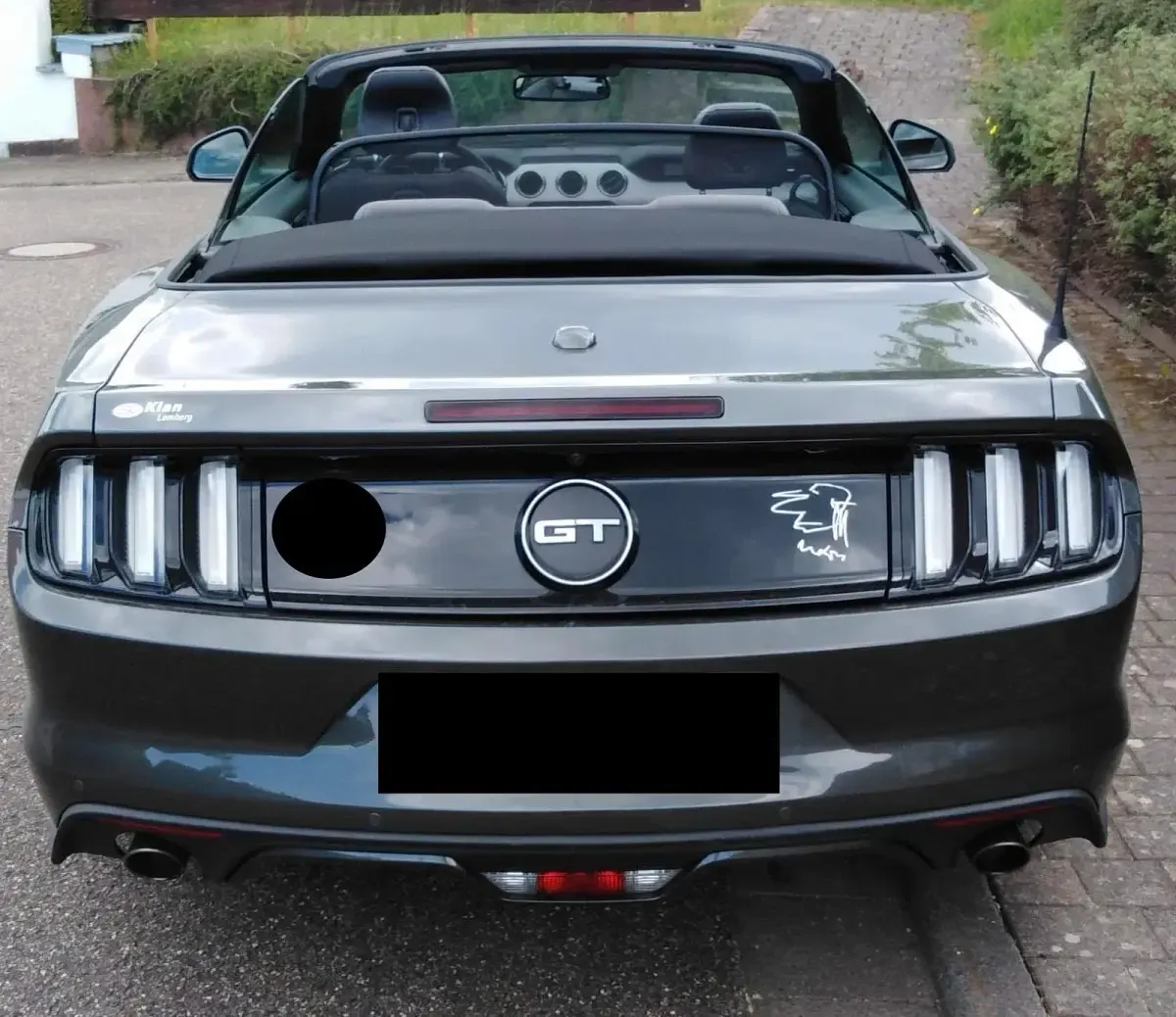 Gebraucht Ford Mustang GT 421 PS (309 kW) 2017 Grau Cabrio