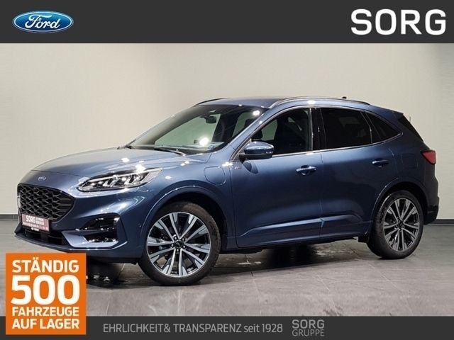Blau, chrome blue metallic Gebraucht 2024 Ford Kuga ST-Line X SUV | 33.450 € - Bild 1/4
