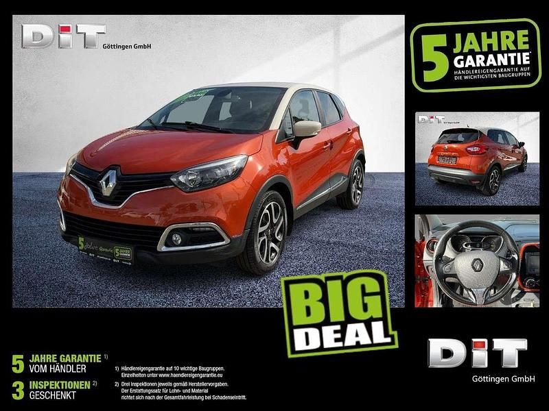 Orange enz + elfenbeinfarben d Gebraucht 2015 Renault Captur Dynamique SUV | 8.490 € (Fairer Preis) - Bild 1/4