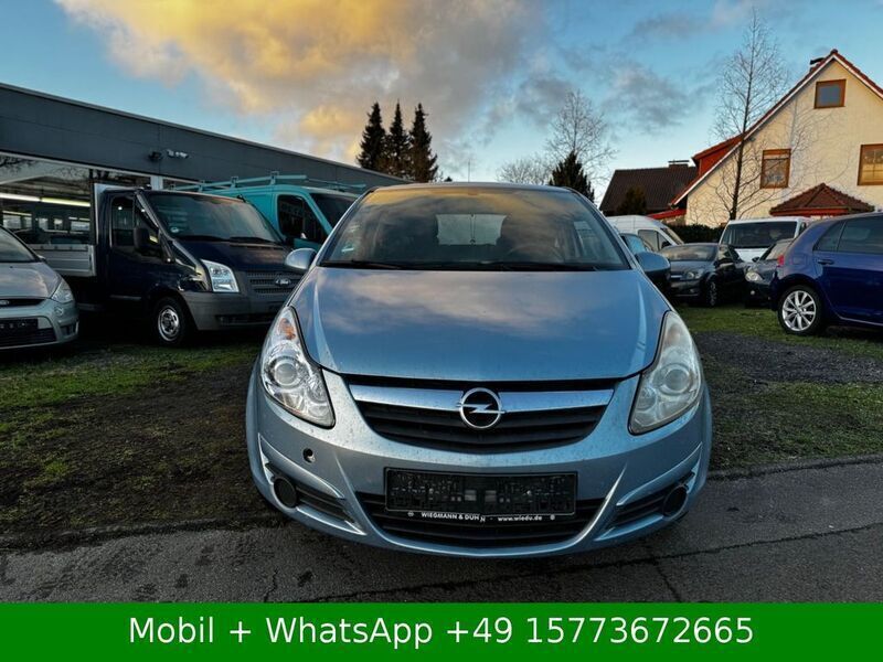 Gebraucht Opel Corsa Edition 80 PS (58 kW) 2008 Blau Kleinwagen