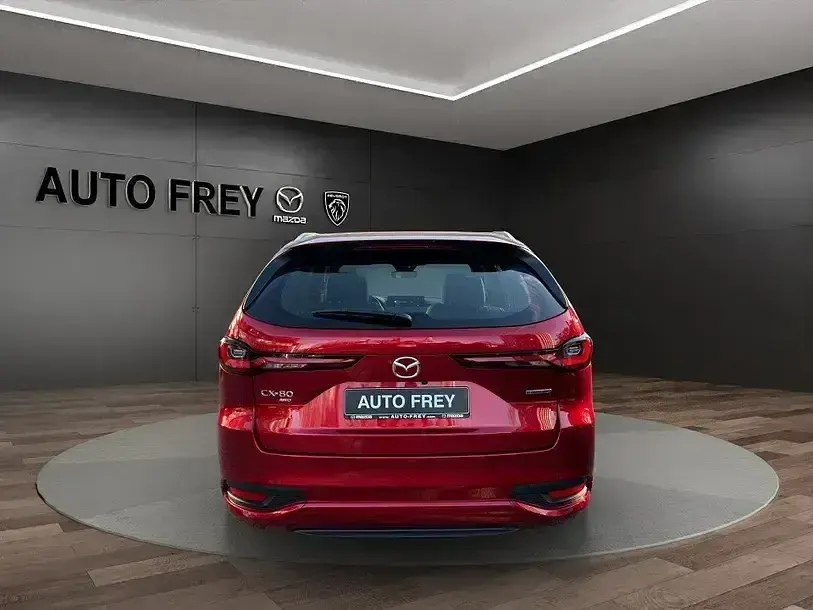 Gebraucht Mazda CX-80 Homura-Line 254 PS (186 kW) 2024 Soul red crystal m SUV