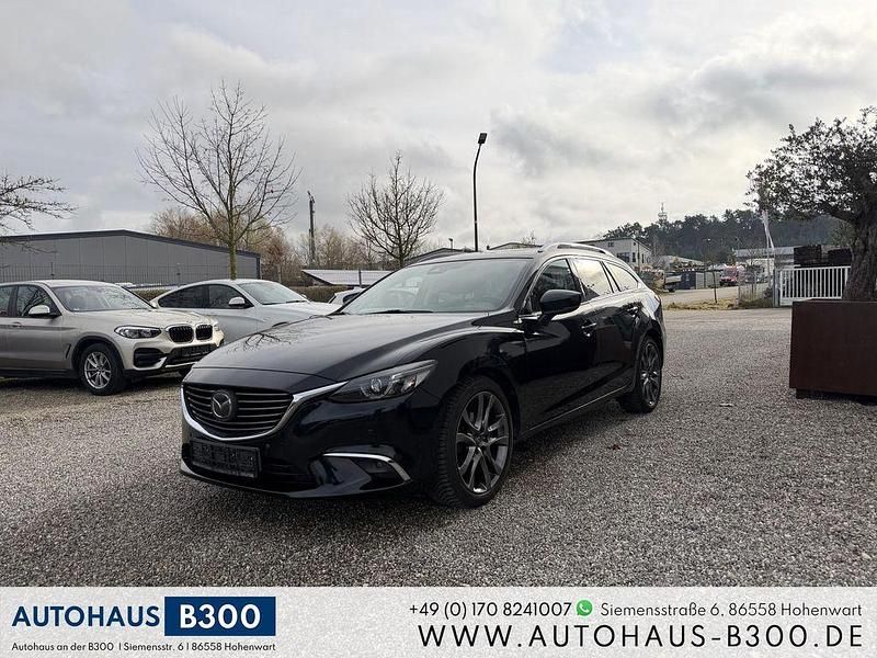 Schwarz Gebraucht 2017 Mazda 6 Sports-Line Kombi | 12.900 € (Guter Preis) - Bild 1/4