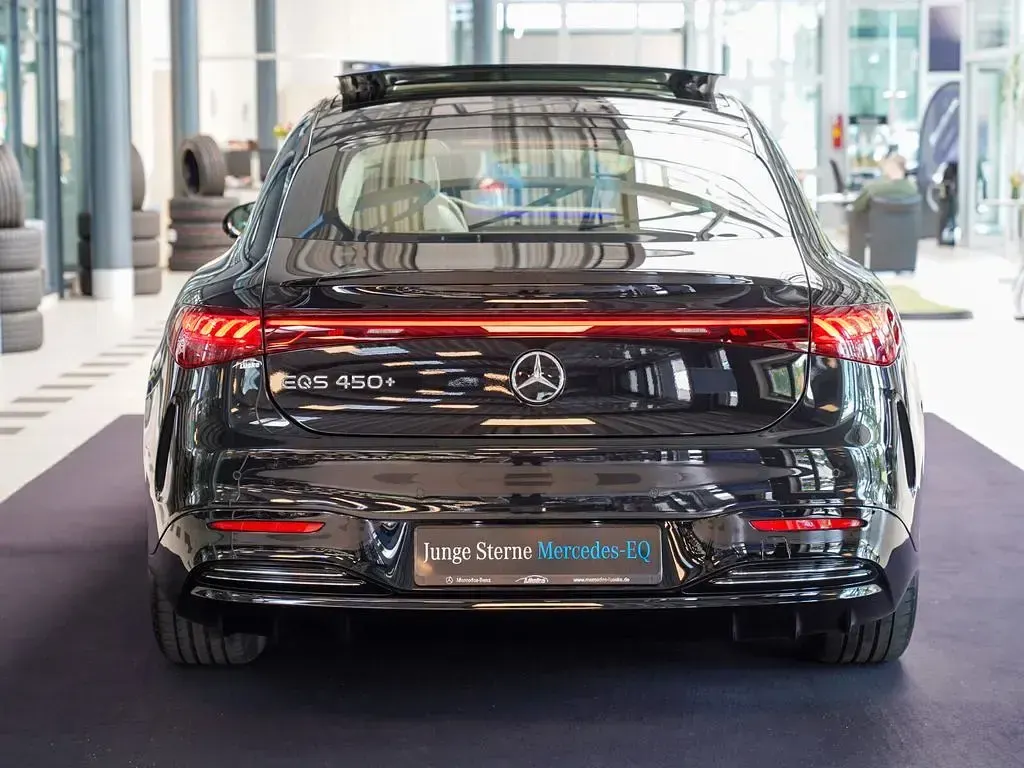 Gebraucht Mercedes EQS450+ AMG line 264 kW (360 PS) 2024 Obsidianschwarz Limousine