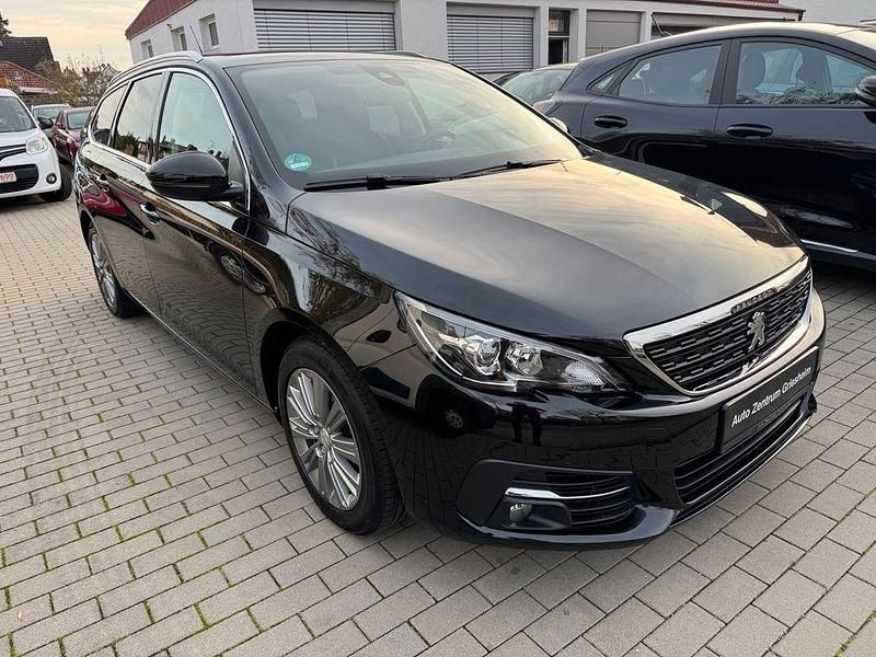 Schwarz Gebraucht 2021 Peugeot 308 Allure Kombi | 12.200 € (Fairer Preis) - Bild 1/4
