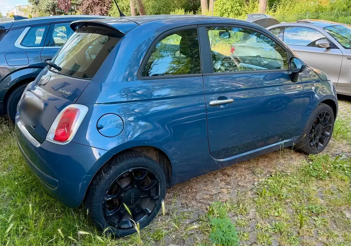 Gebraucht Fiat 500 86 PS (63 kW) 2011 Blau Kleinwagen
