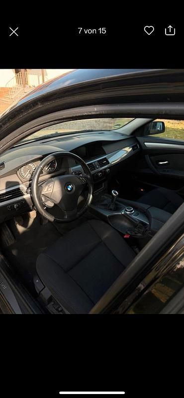 Gebraucht BMW 520 170 PS (125 kW) 2008 Schwarz Limousine