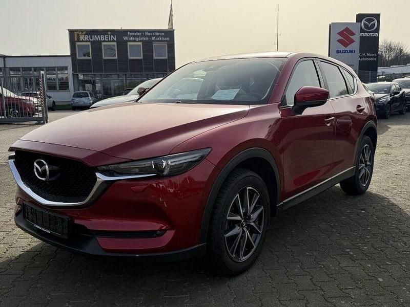 Gebraucht Mazda CX-5 Exclusive-Line 165 PS (121 kW) 2018 Magmarot metallic SUV