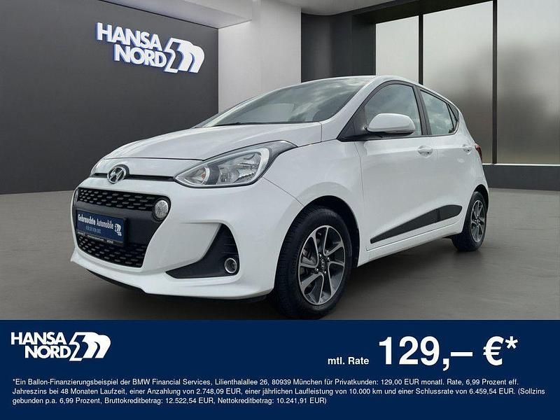 Weiss / polar white Gebraucht 2017 Hyundai i10 Style Kleinwagen | 12.990 € (Etwas zu teuer) - Bild 1/4