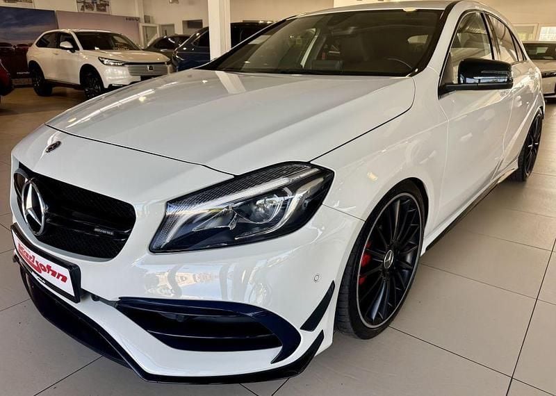 Zirrusweiß Gebraucht 2018 Mercedes A45 AMG AMG Limousine | 30.990 € (Fairer Preis) - Bild 1/4