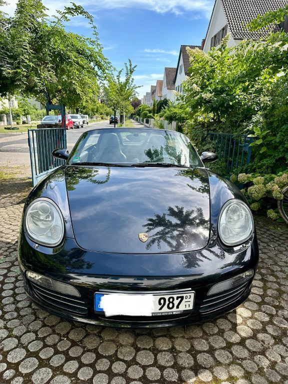 Schwarz Gebraucht 2005 Porsche Boxster S Chrono Cabrio | 24.999 € - Bild 1/4