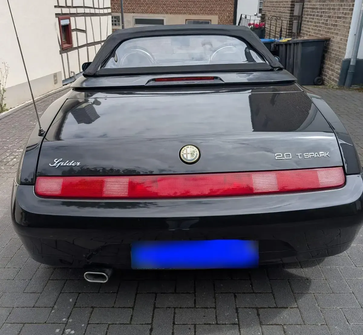 Gebraucht Alfa Romeo Spider 155 PS (114 kW) 2000 Schwarz Cabrio