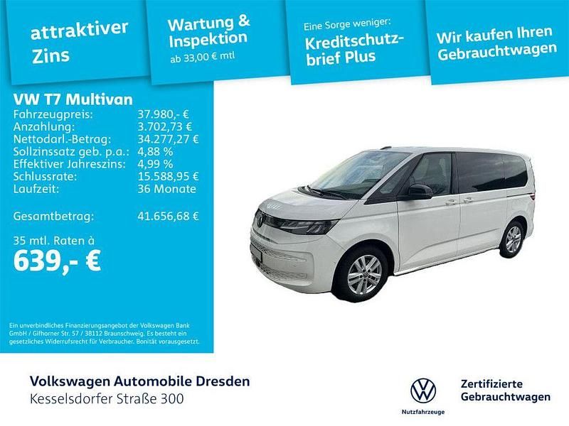 Gebraucht VW Multivan Basis 150 PS (110 kW) 2022 Weiß Van