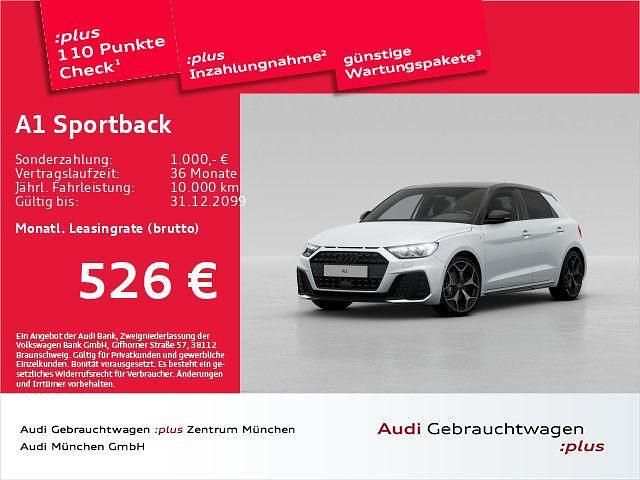 Weiß Neu 2025 Audi A1 Sportback S-Line Kleinwagen | 36.709 € (Teuer) - Bild 1/2