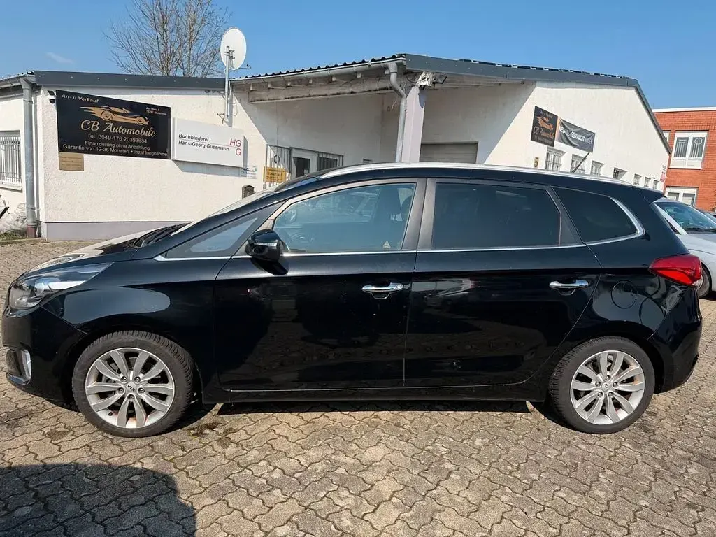 Gebraucht Kia Carens Vision 136 PS (100 kW) 2014 Schwarz Van / Kleinbus