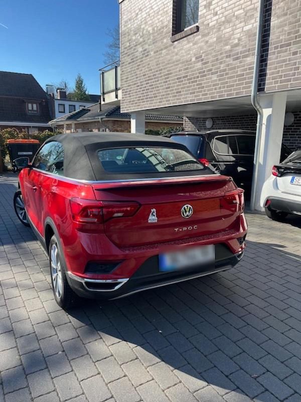 Gebraucht VW T-Roc Cabriolet 150 PS (110 kW) 2022 Rot Cabrio