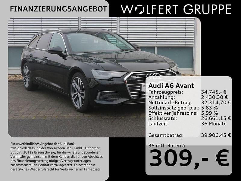 Gebraucht Audi A6 Design 265 PS (194 kW) 2022 Mythosschwarz metallic Kombi