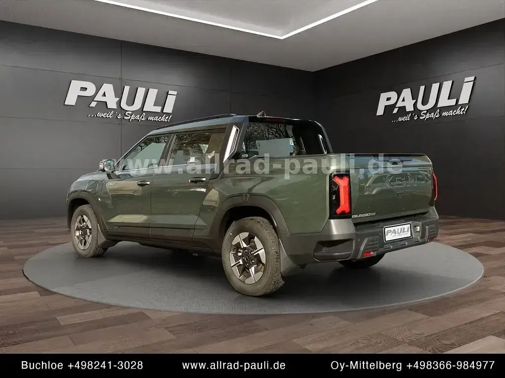 Ny KGM Musso 152 kW (207 HK) 2026 Grøn Pickup / Ladvogn
