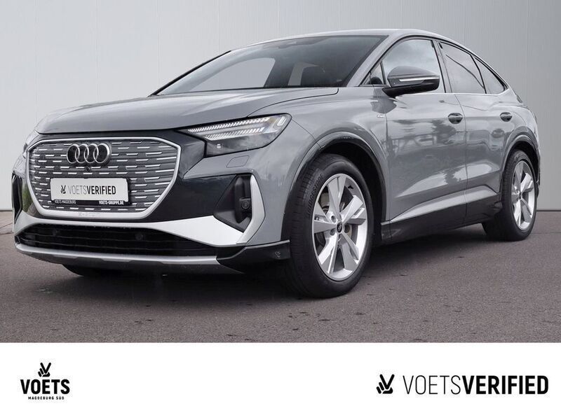 Grau Gebraucht 2022 Audi Q4 Sportback e-tron S-Line SUV | 35.980 € (Superpreis) - Bild 1/4