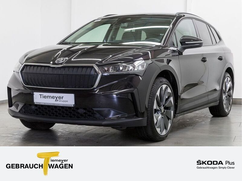 Schwarz Gebraucht 2022 Skoda Enyaq iV Suite SUV | 29.680 € (Fairer Preis) - Bild 1/4