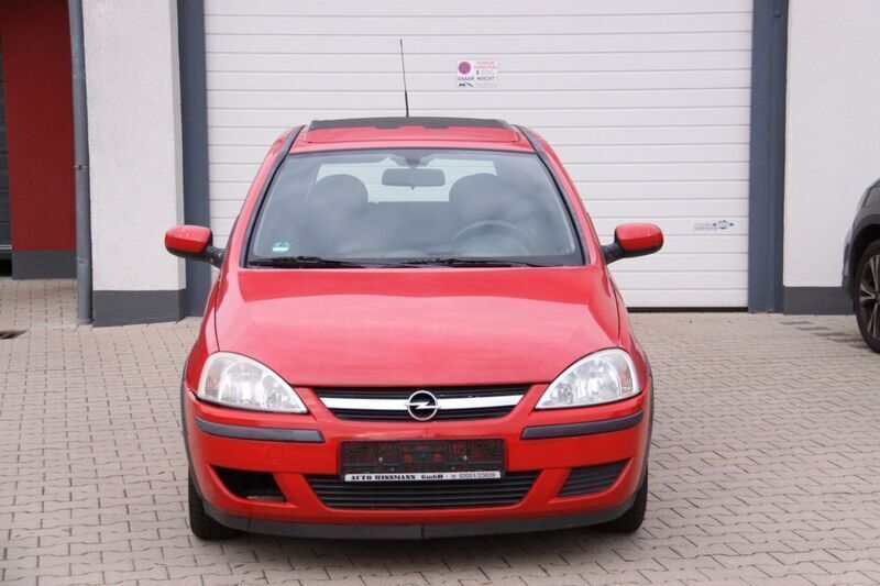 Rot Gebraucht 2003 Opel Corsa Enjoy Kleinwagen | 1.499 € (Fairer Preis) - Bild 1/4