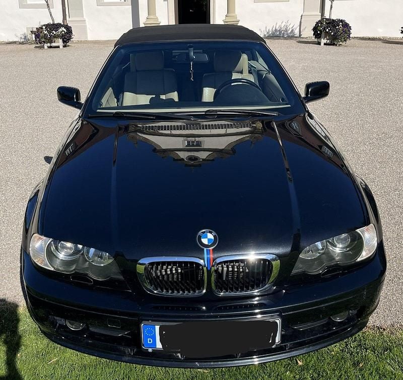 Schwarz Gebraucht 2001 BMW 320 Cabriolet Cabrio | 8.500 € (Fairer Preis) - Bild 1/4