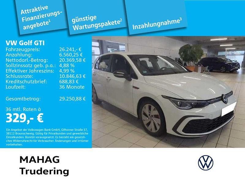 Weiß Gebraucht 2022 VW Golf GTI Limousine | 26.241 € (Fairer Preis) - Bild 1/2