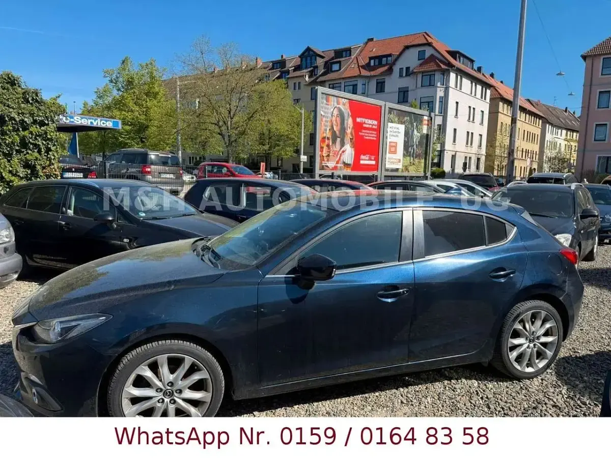 Second-hand Mazda 3 Prime-Line 150 CP (110 kW) 2014 Negru Berlinǎ