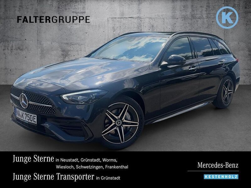 Graphitgrau Gebraucht 2024 Mercedes C300e Advanced Plus Kombi | 53.950 € - Bild 1/4