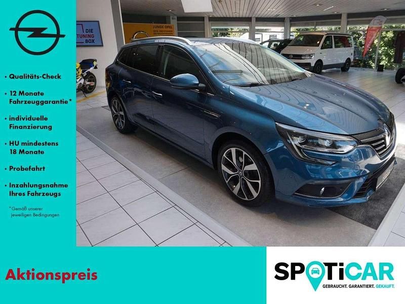 Blau Gebraucht 2016 Renault Mégane GrandTour Bose Edition Kombi | 8.990 € (Fairer Preis) - Bild 1/4
