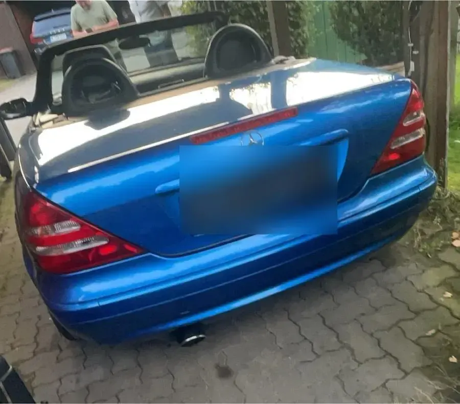 Gebraucht Mercedes SLK200 163 PS (119 kW) 2001 Blau Cabrio