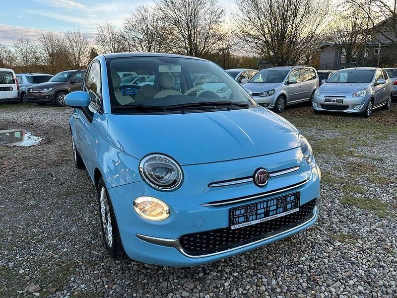 Blau Gebraucht 2016 Fiat 500 Lounge Limousine | 6.999 € (Fairer Preis) - Bild 1/4