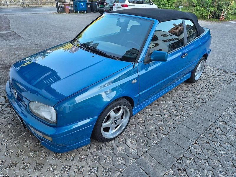 Blau Gebraucht 1994 VW Golf Cabriolet Cabrio | 7.700 € - Bild 1/4