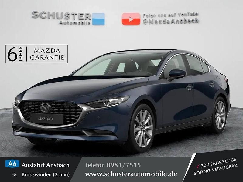 Grau Gebraucht 2024 Mazda 3 Limousine | 28.180 € (Fairer Preis) - Bild 1/3