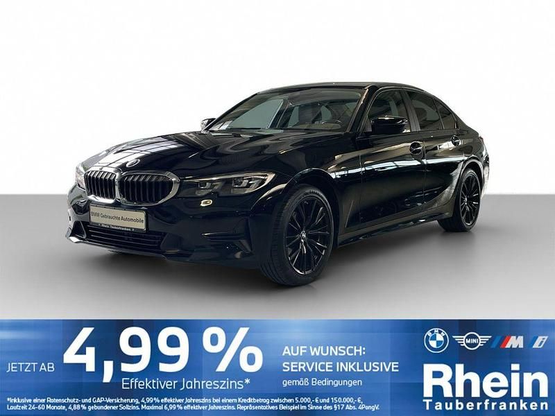 Schwarz Gebraucht 2022 BMW 318 Sport Line Limousine | 28.702 € (Guter Preis) - Bild 1/4