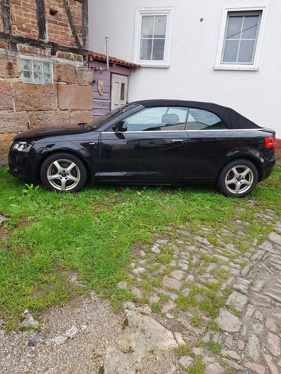 Schwarz Gebraucht 2010 Audi A3 Cabriolet S-Line Cabrio | 5.500 € (Superpreis) - Bild 1/4