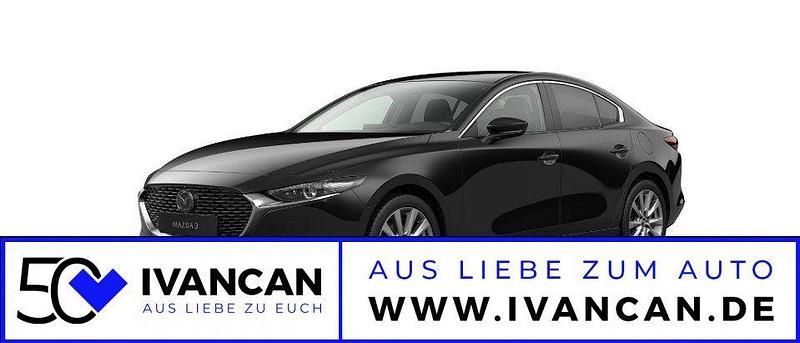 Jet black Neu 2025 Mazda 3 Takumi-Line Limousine | 32.850 € - Bild 1/4