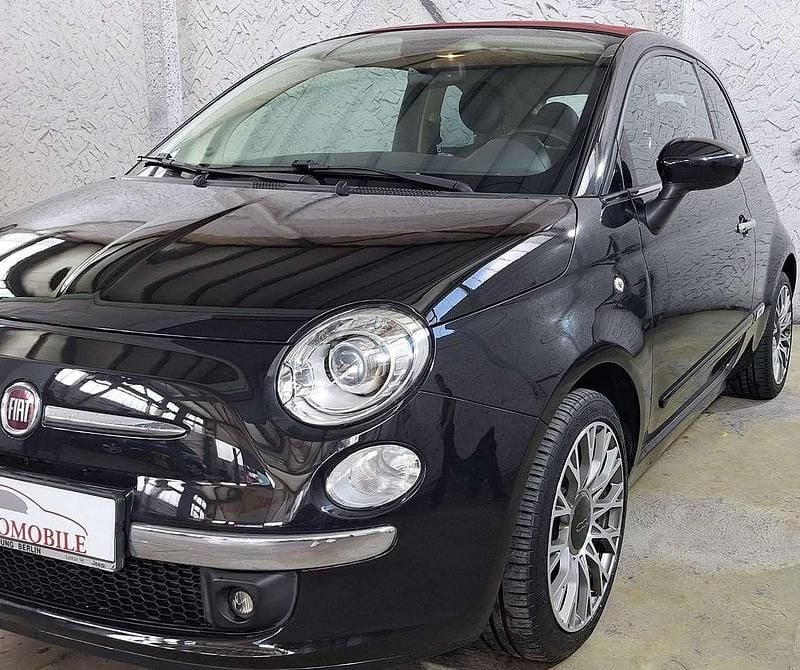 Schwarz Gebraucht 2014 Fiat 500C Lounge Cabrio | 6.990 € (Guter Preis) - Bild 1/4