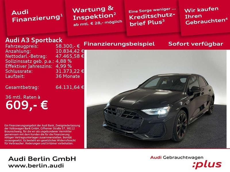 Gebraucht Audi A3 S-Line 272 PS (200 kW) 2026 Mythosschwarz metallic Limousine