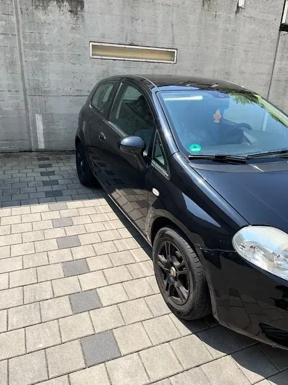 Gebraucht Fiat Punto Dynamic 77 PS (56 kW) 2007 Schwarz Kleinwagen