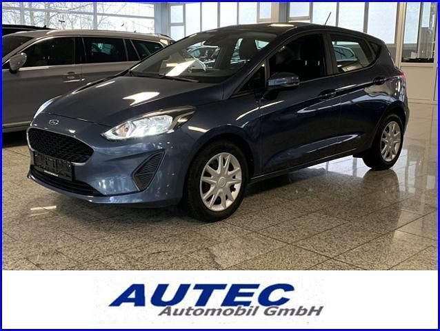 Blau, metallic Gebraucht 2021 Ford Fiesta Cool & Connect Limousine | 12.690 € (Fairer Preis) - Bild 1/4
