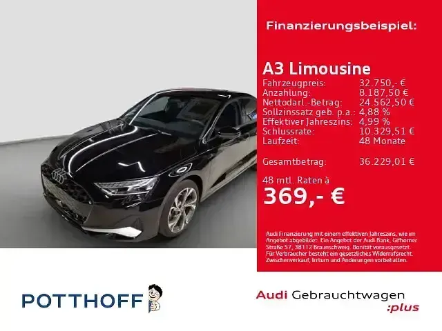 Gebraucht Audi A3 Advanced 116 PS (85 kW) 2025 Limousine