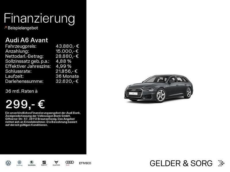 Grau Gebraucht 2023 Audi A6 S-Line Kombi | 43.880 € (Guter Preis) - Bild 1/4