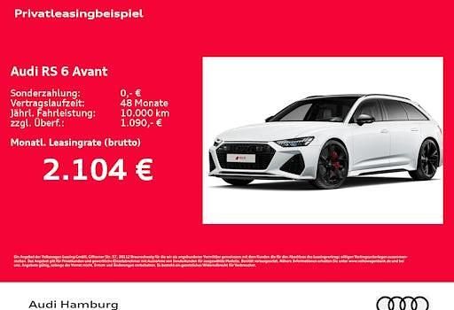 Neu Audi RS6 Ambiente 600 PS (441 kW) 2026 Weiß Kombi