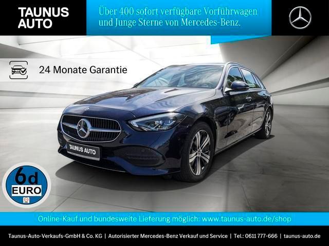 Blau Gebraucht 2022 Mercedes C200 Kombi | 27.890 € (Guter Preis) - Bild 1/4