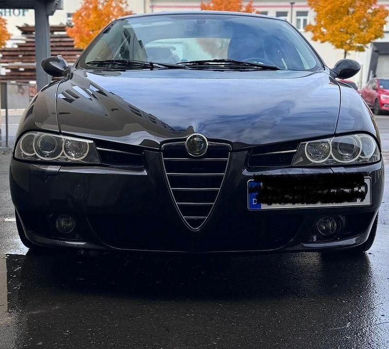 Schwarz Gebraucht 2005 Alfa Romeo 156 Distinctive Limousine | 4.900 € - Bild 1/4