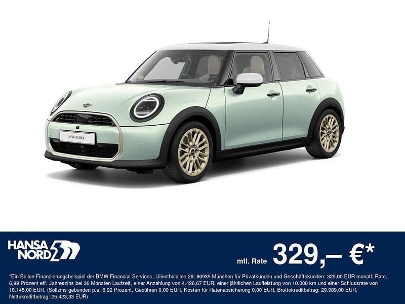 Gebraucht Mini Cooper 114 kW (156 PS) 2025 Grün / ocean wave green (metallic) Kleinwagen