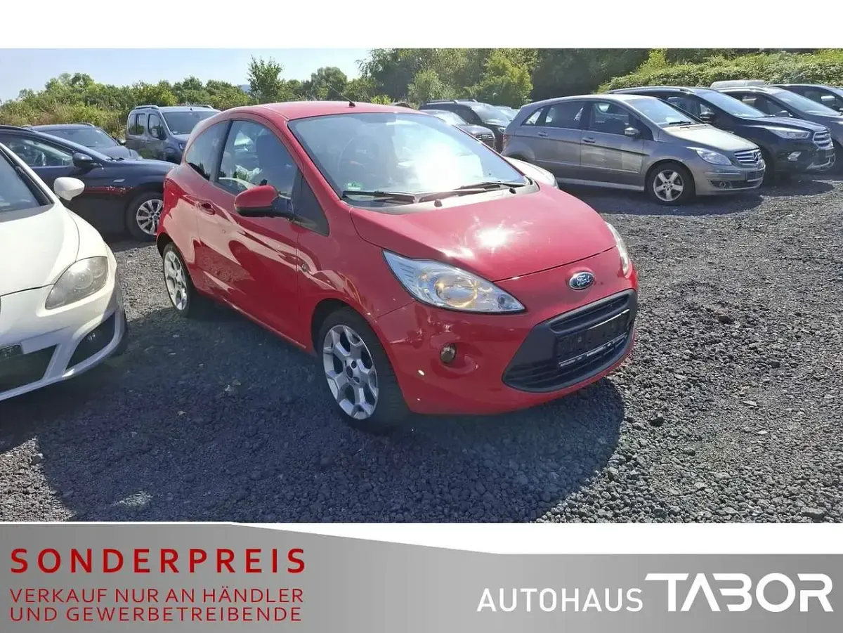 Gebraucht Ford Ka Titanium 69 PS (50 kW) 2009 Sunriserot Kleinwagen