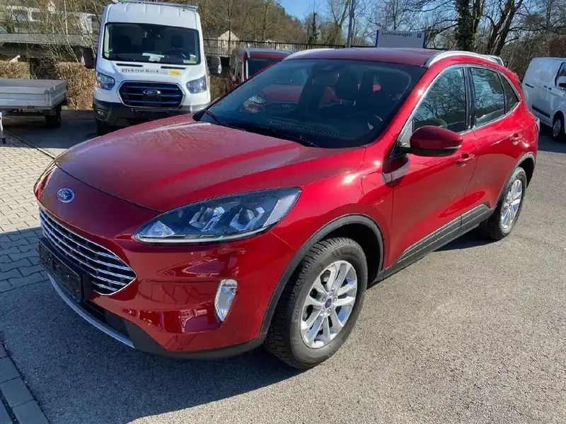 Lucidrot metallic Gebraucht 2022 Ford Kuga Titanium SUV | 25.750 € (Guter Preis) - Bild 1/4